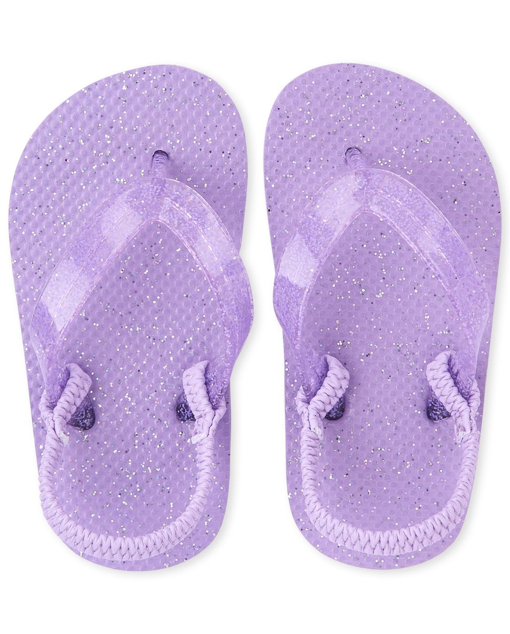 girls glitter flip flops