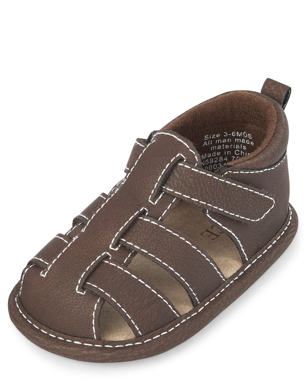 Baby Boys Faux Leather Sandals