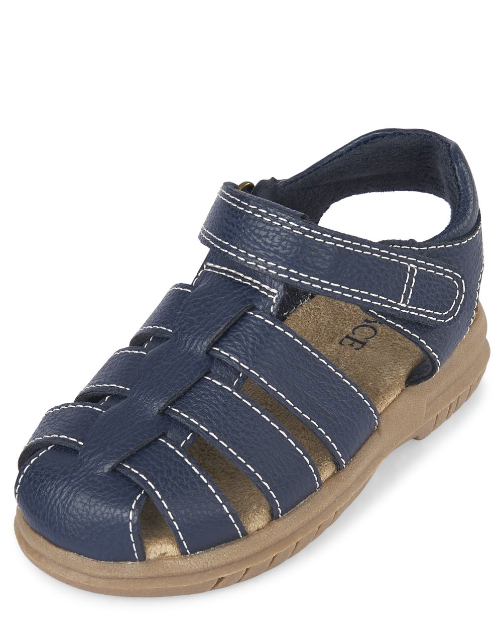 Toddler Boys Faux Leather Sandals