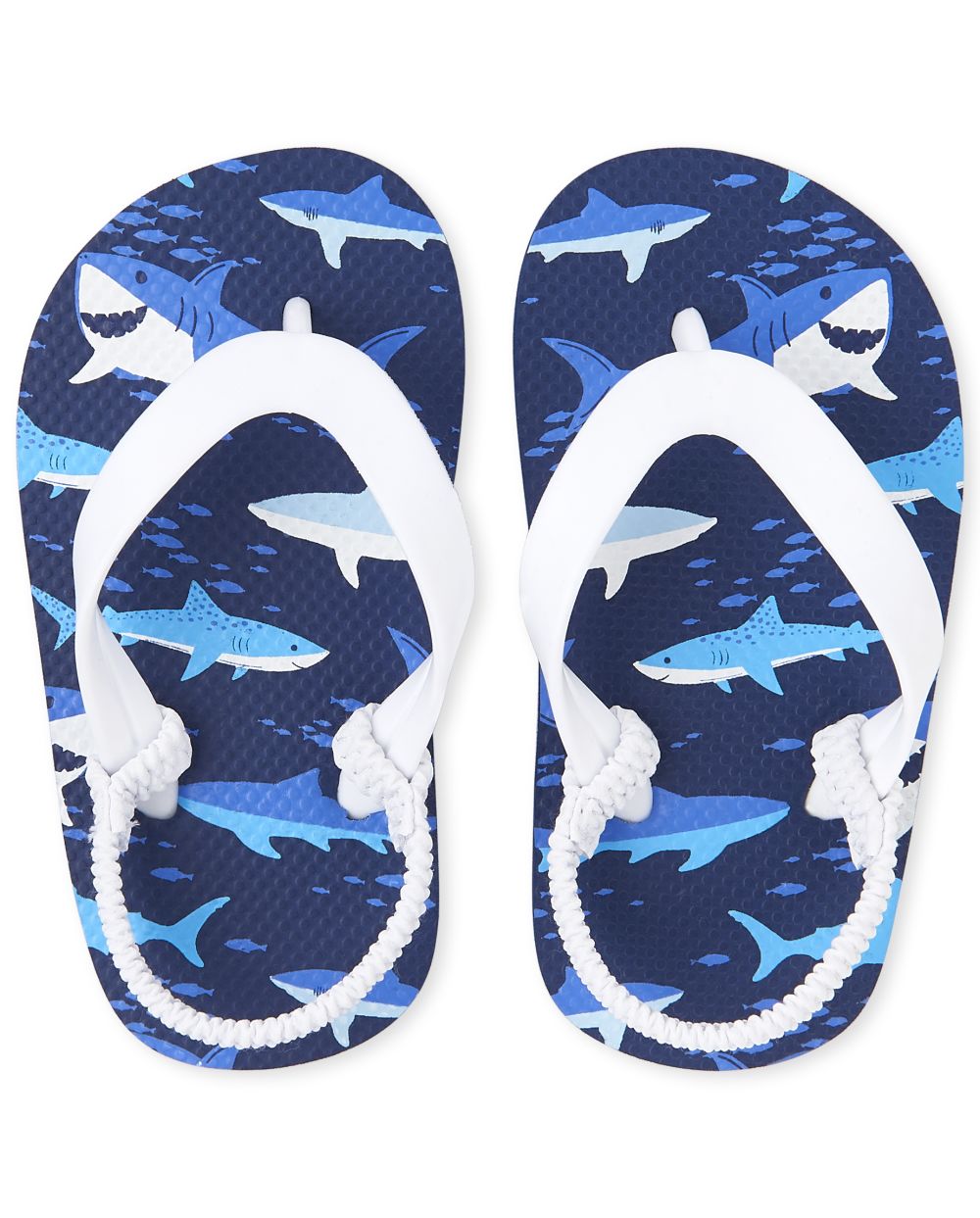 boys shark flip flops