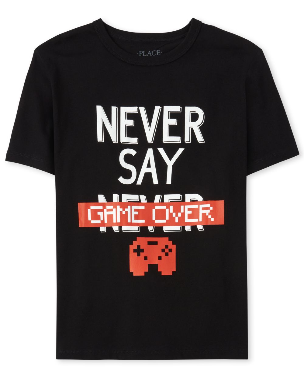 Boys Short Sleeve 'Never Say Game Over' Graphic Tee