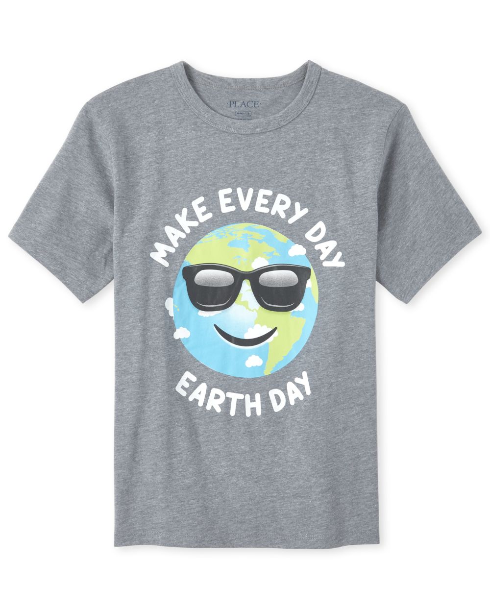 Boys Short Sleeve 'Make Every Day Earth Day' Matching Graphic Tee