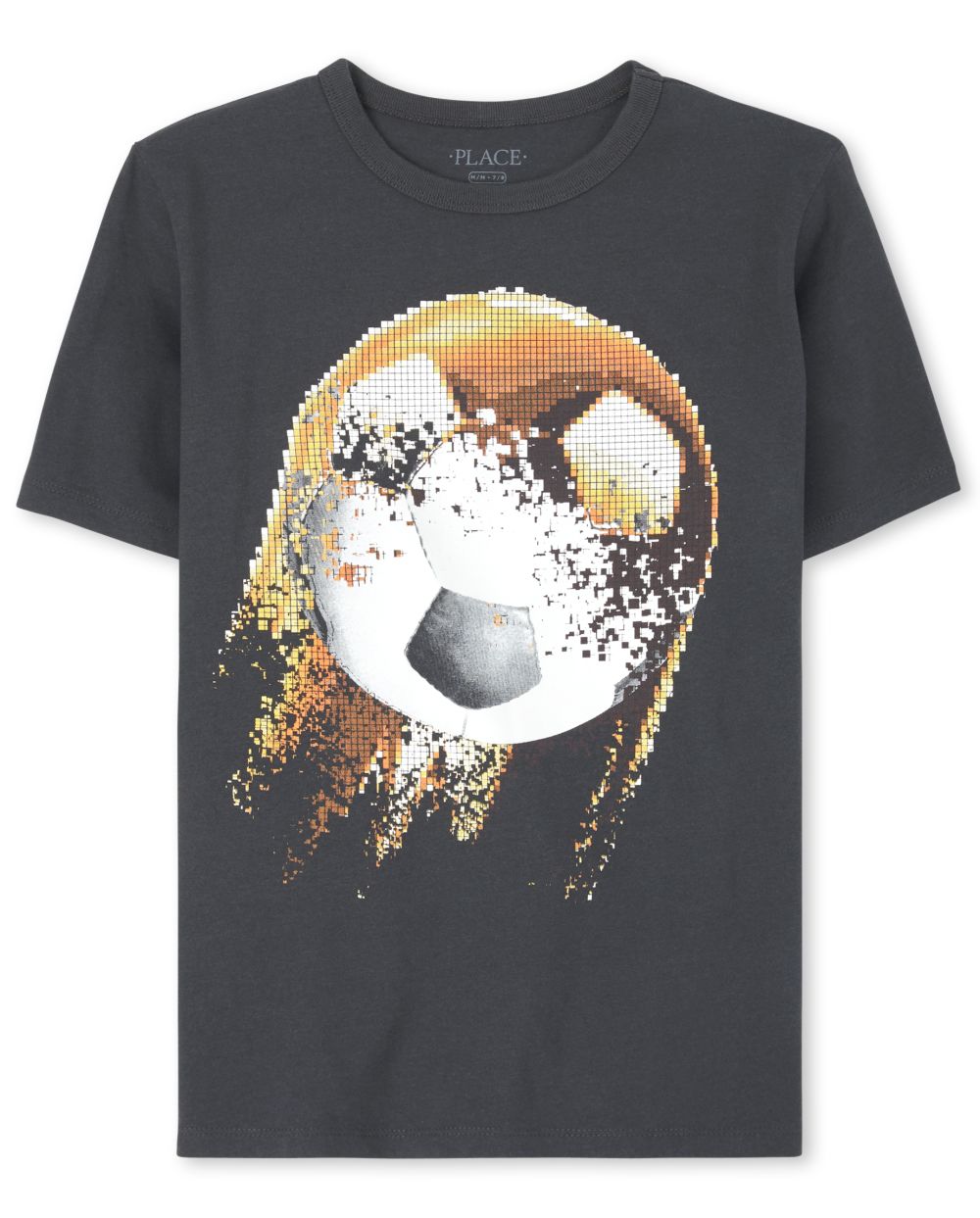 Boys Short Sleeve Soccer Graphic Tee