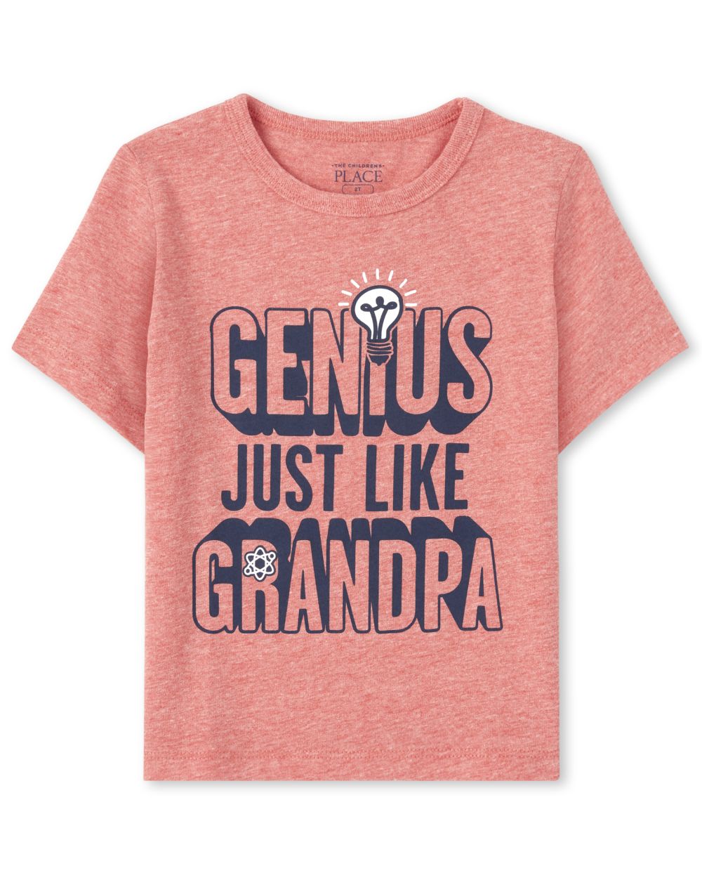 Baby And Toddler Boys Short Sleeve 'Genius Just Like Grandpa' Graphic Tee