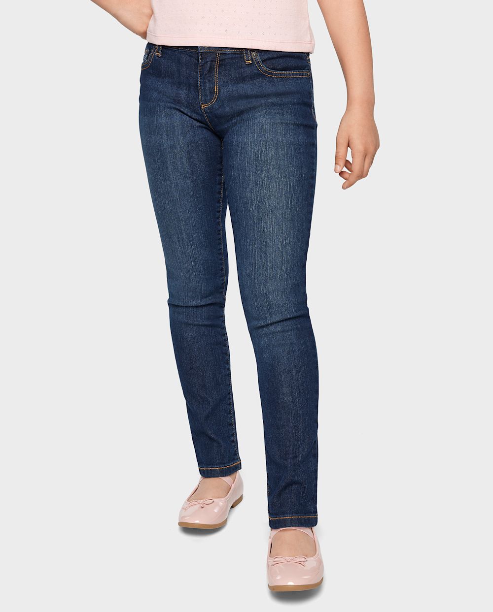 Jeans Super Skinny Pour Fille The Children's Place - Taille 8, Denim Bleu Lavé