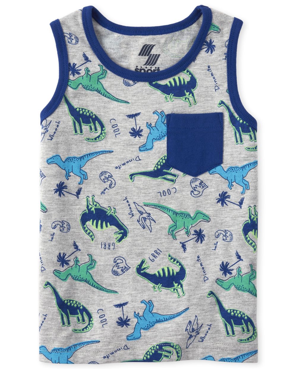 Baby And Toddler Boys Mix And Match Sleeveless Print Pocket Tank Top