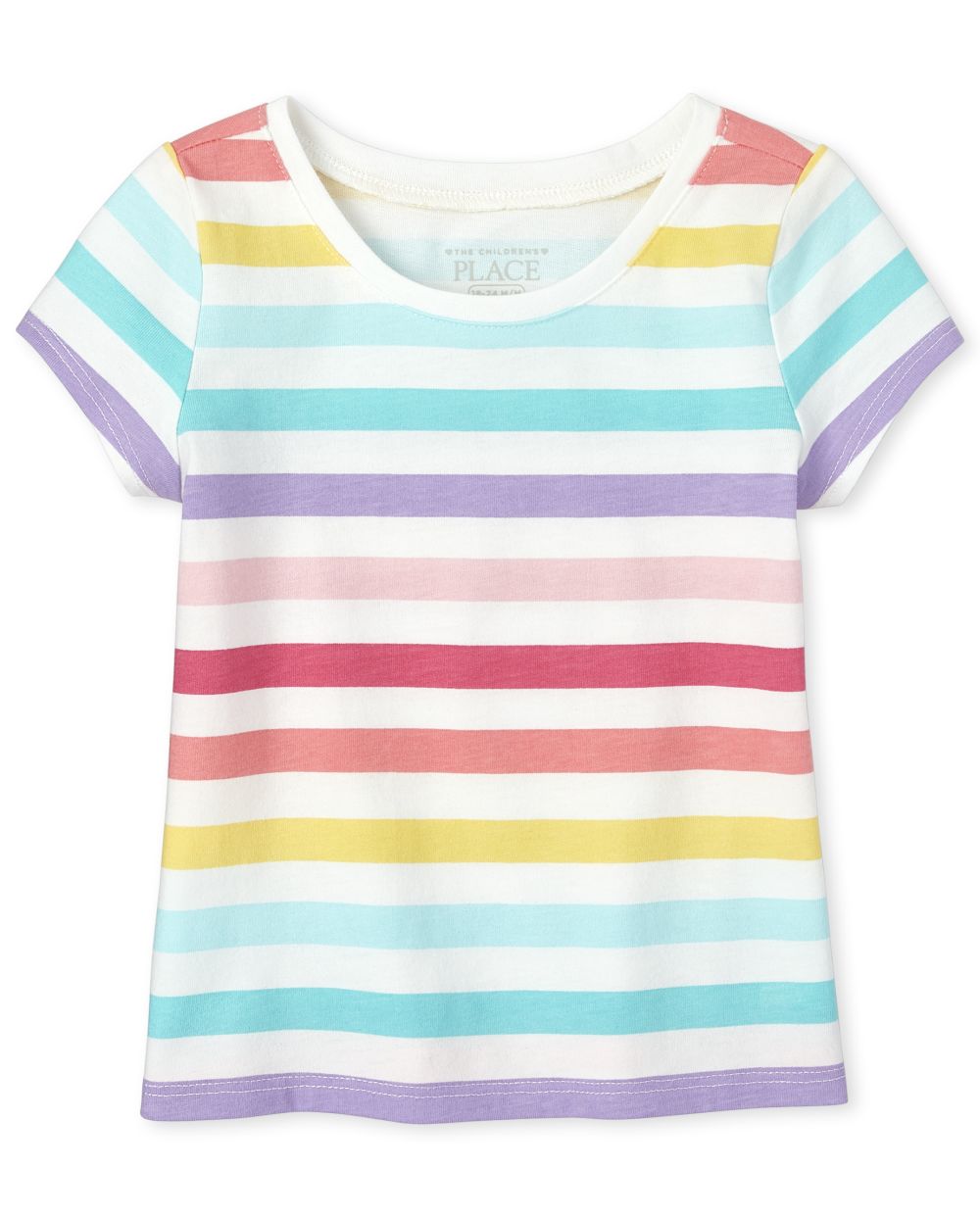 striped basic tee