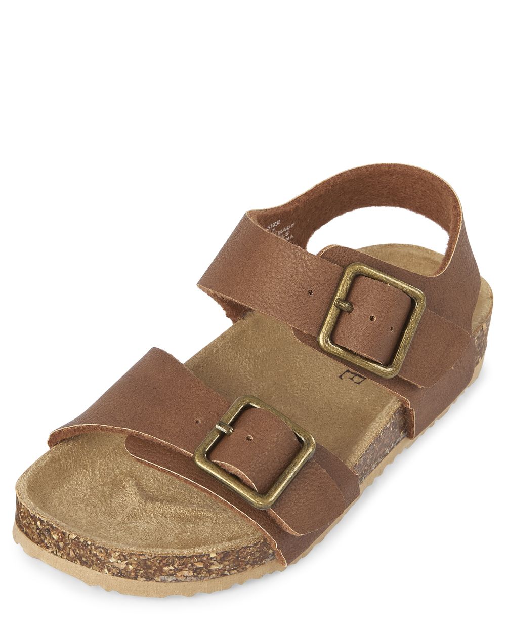 Toddler Boys Faux Leather Matching Sandals