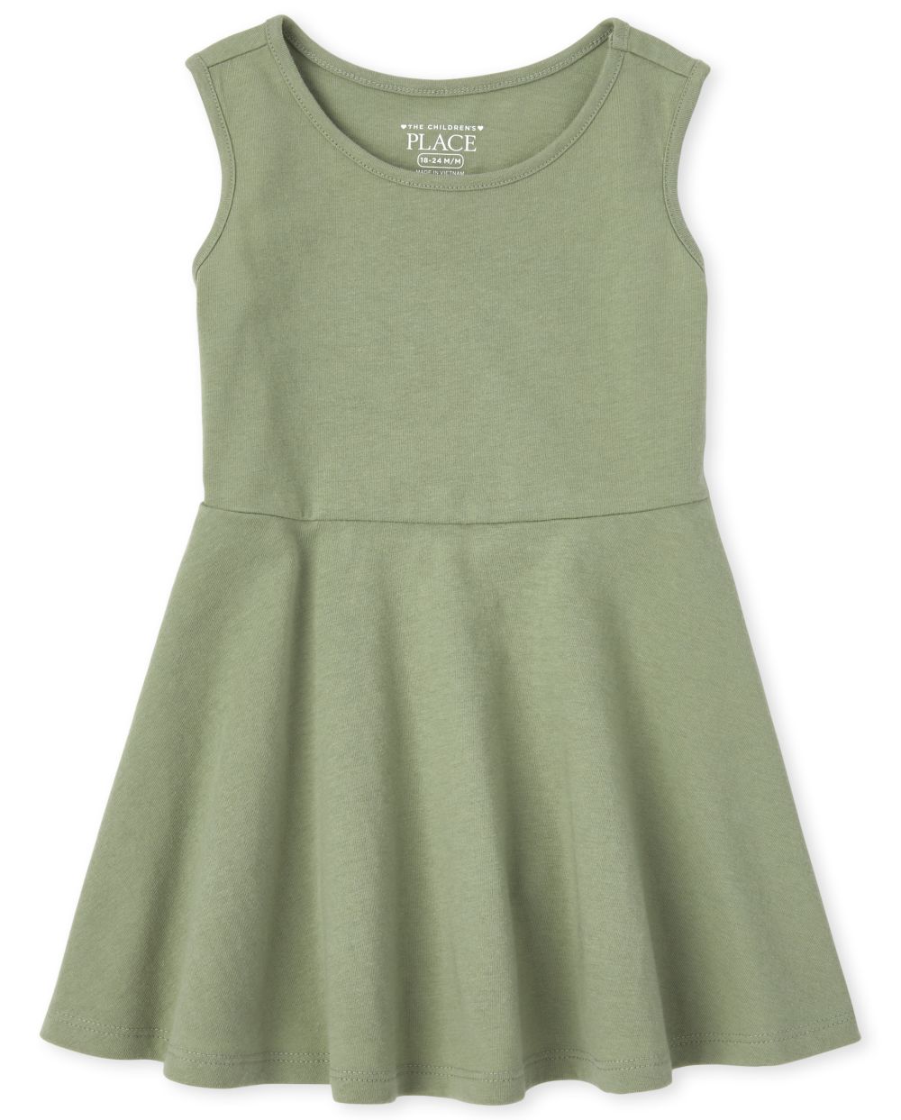 Baby and Toddler Girls Sleeveless Knit Tank Dress