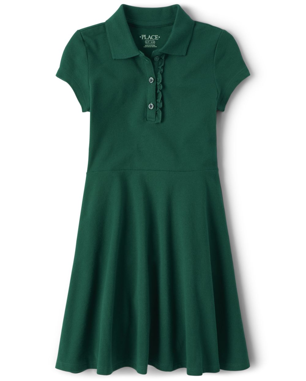 green polo dress