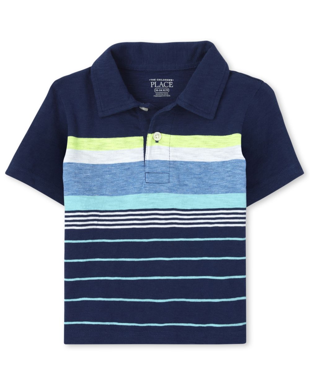 Baby And Toddler Boys Short Sleeve Striped Jersey Polo