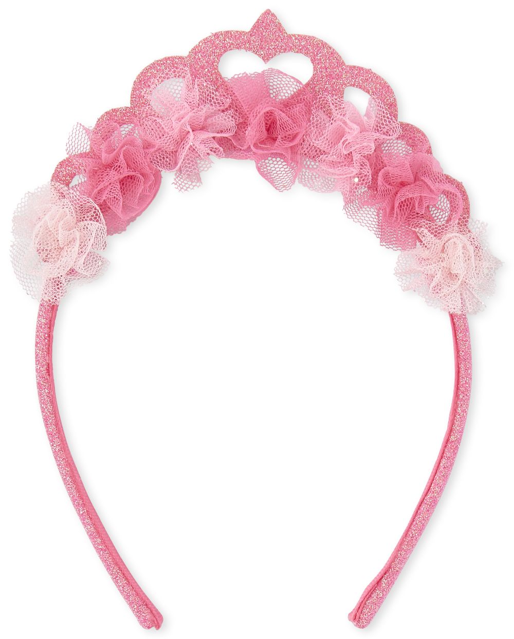 Toddler Girls Glitter Flower Tiara Headband
