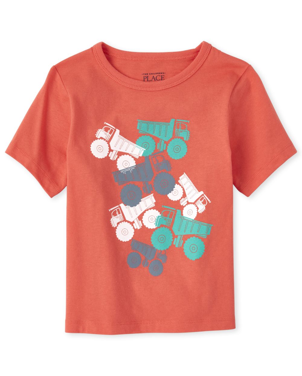 Baby And Toddler Boys Short Sleeve Trucks Graphic Tee