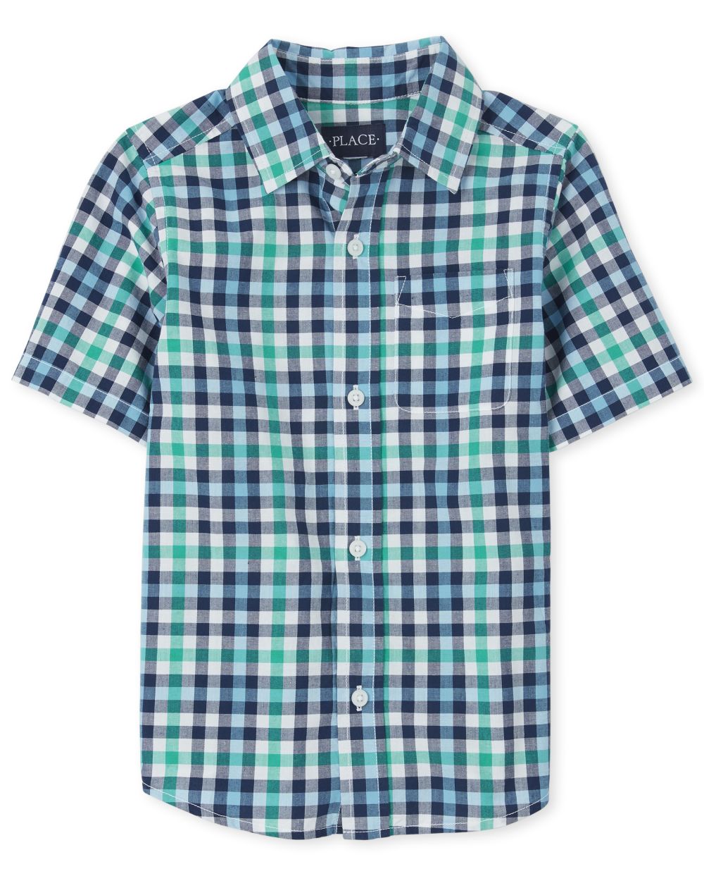 red button down shirt boys