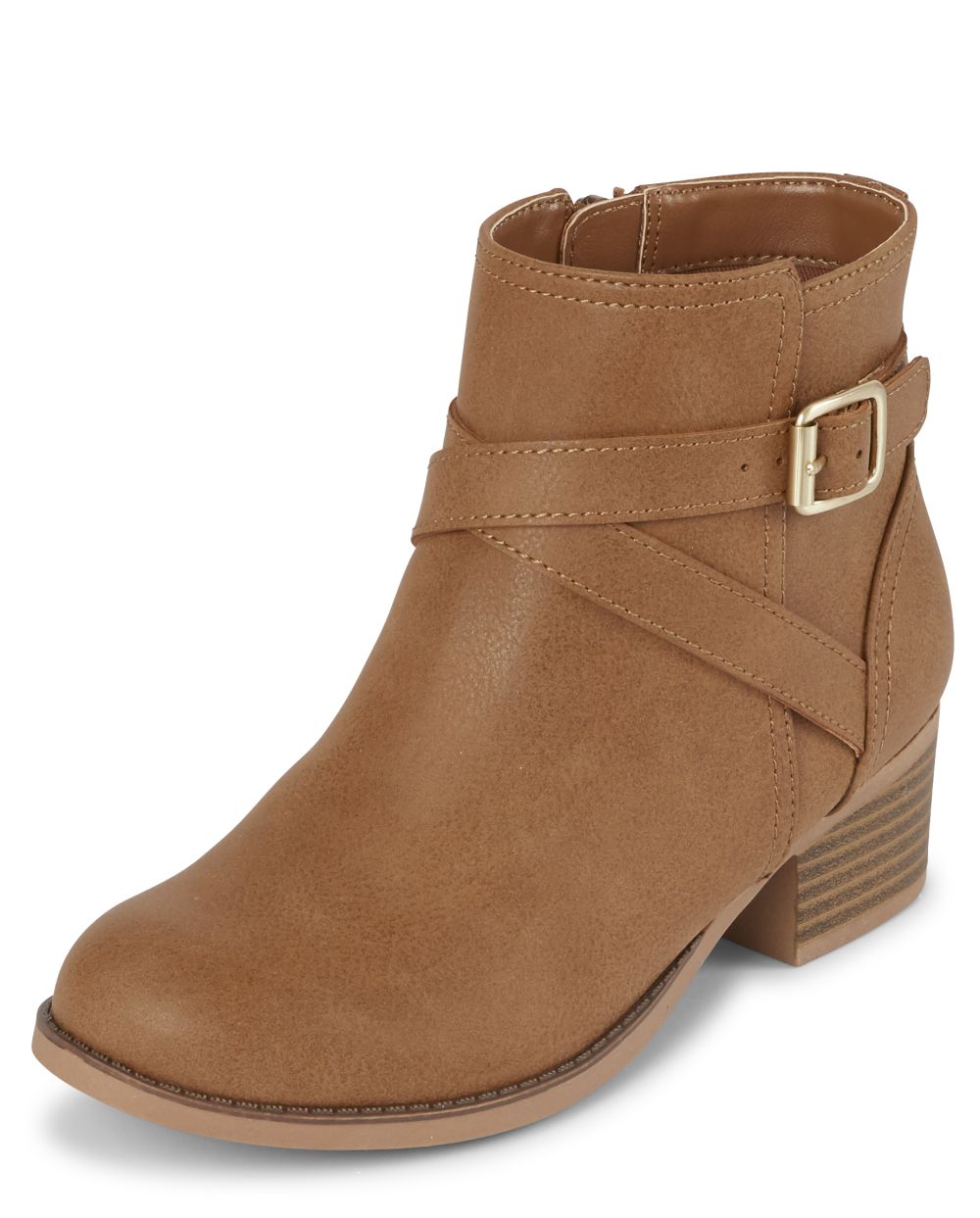 three buckle booties