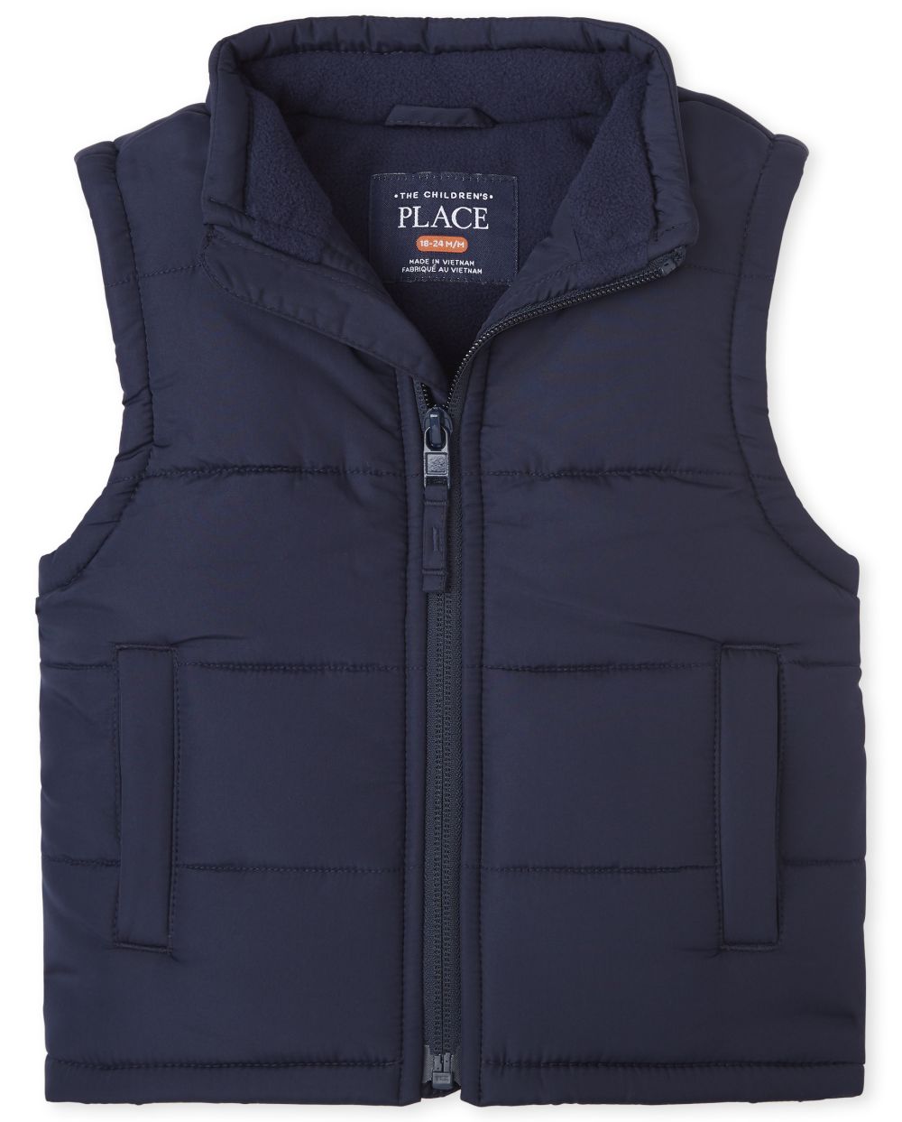 Toddler Boys Sleeveless Puffer Vest