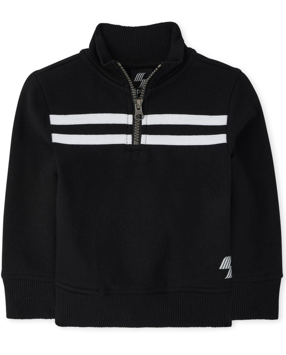 Baby And Toddler Boys PLACE Sport Long Sleeve Half Zip Pullover