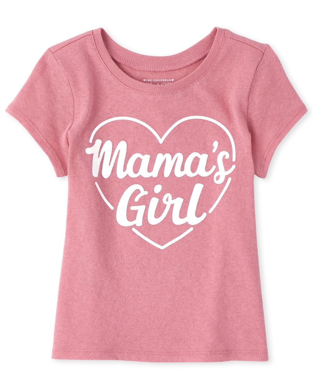 Baby And Toddler Girls Short Sleeve 'Mama's Girl' Graphic Tee