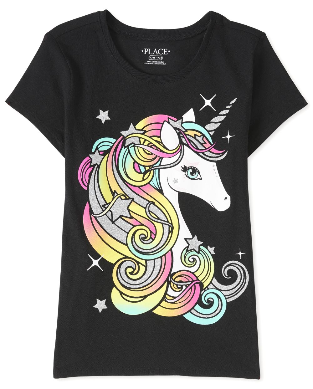 Cute Rainbow Glitter Beautiful Unicorn T Shirt