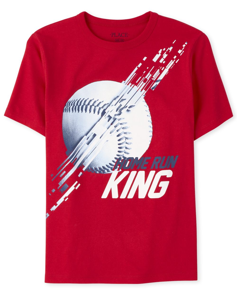 Boys Short Sleeve 'Home Run King' Baseball Graphic Tee