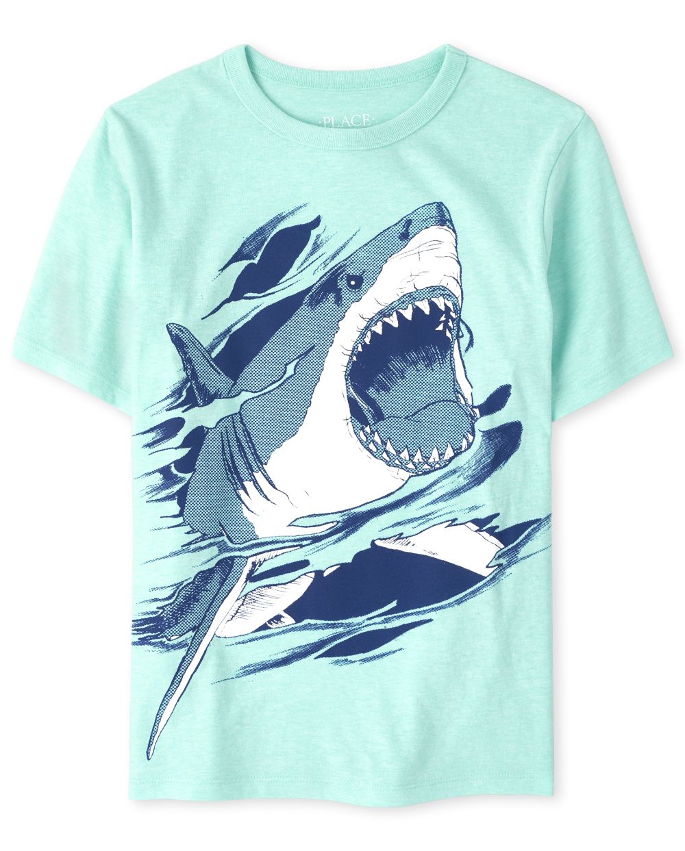 Boys Short Sleeve Shark Graphic Tee