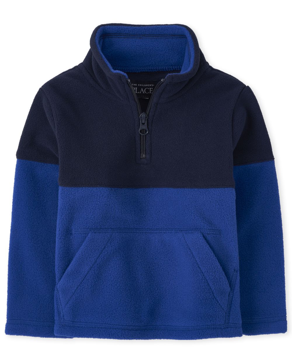 Toddler Boys Long Sleeve Colorblock Microfleece Half Zip Pullover