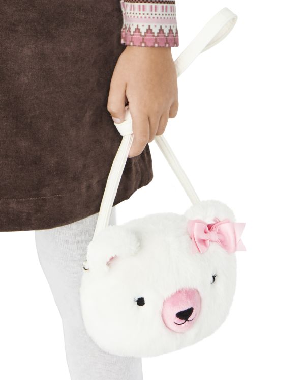 Girls Polar Bear Bag - Bear Hugs - cloud bank
