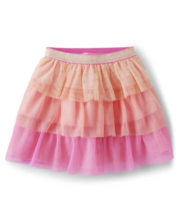 Girls Colorblock Tutu Skirt - Magical Monarch - pretypeach