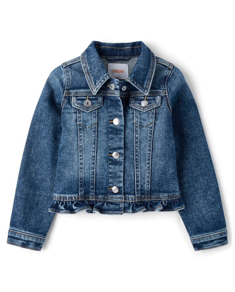 Girls Flutter Denim Jacket - Little Essentials