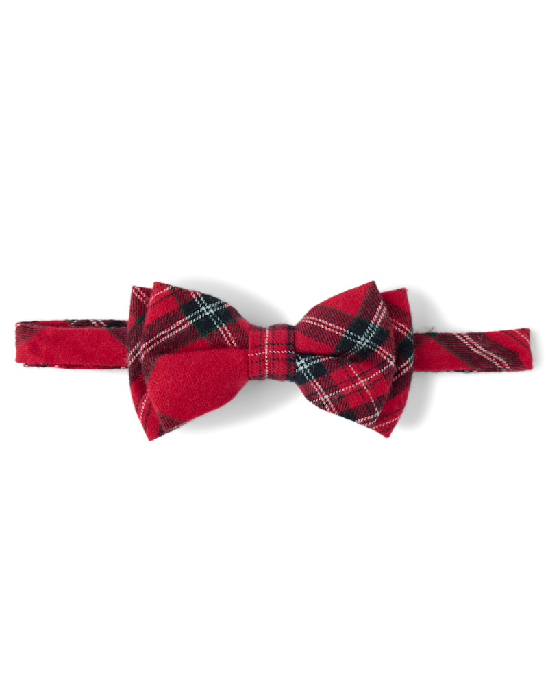 Boys Plaid Bow Tie - Tartan Remix