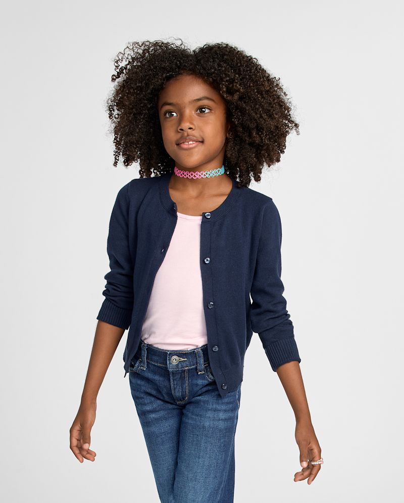 Girls Cardigan - blue