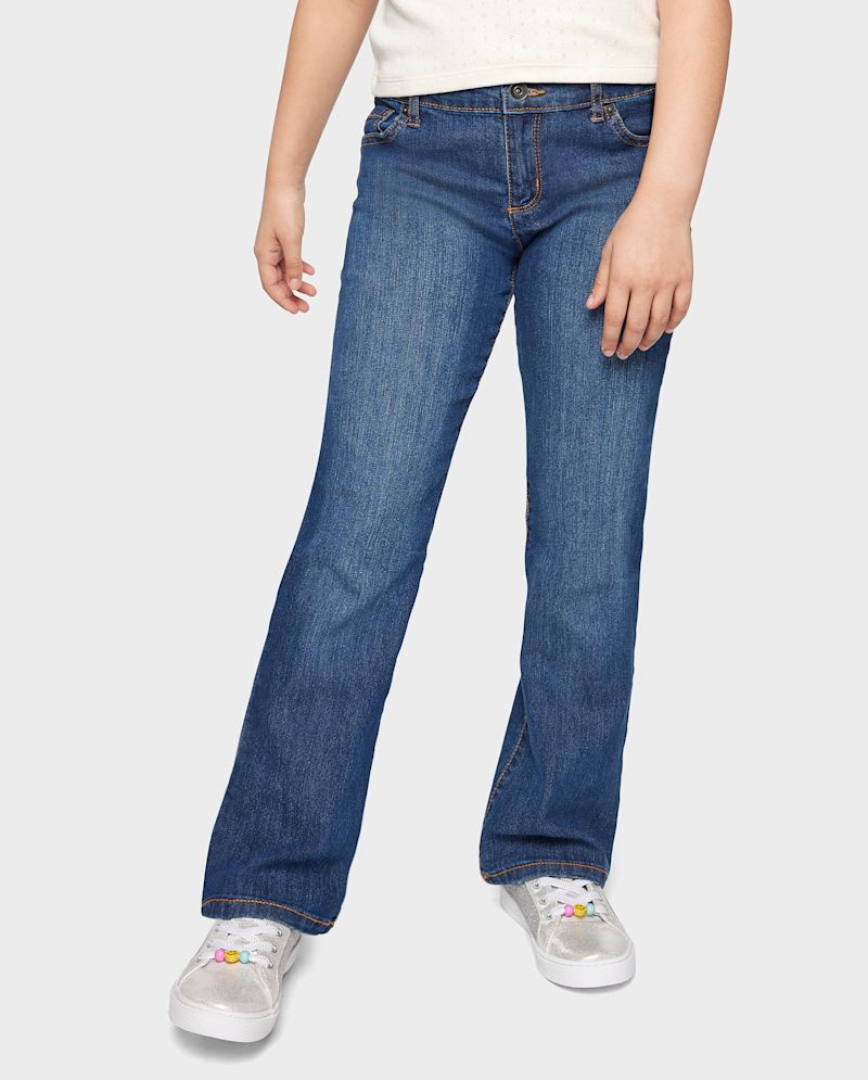 Girls Bootcut Jeans - denim