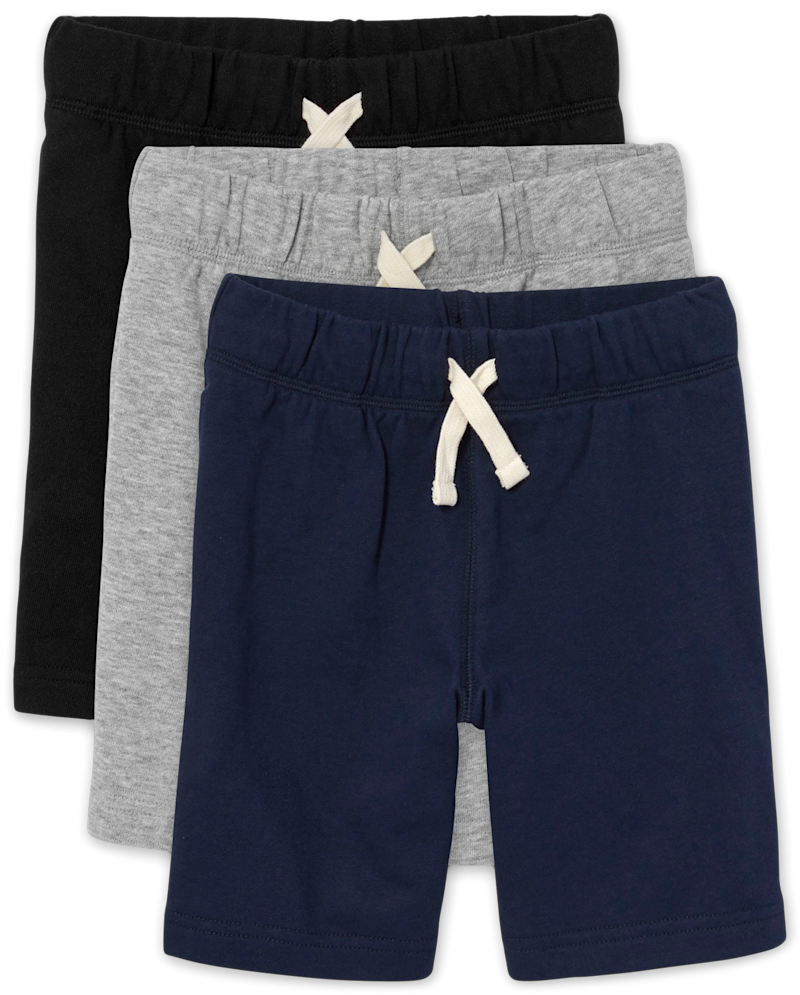 Boys French Terry Shorts 3-Pack - multi