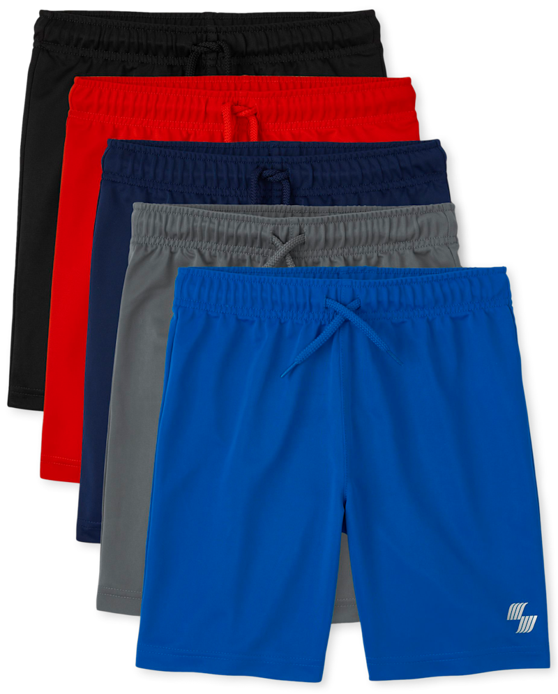 Boys Basketball Shorts 5-Pack - multi