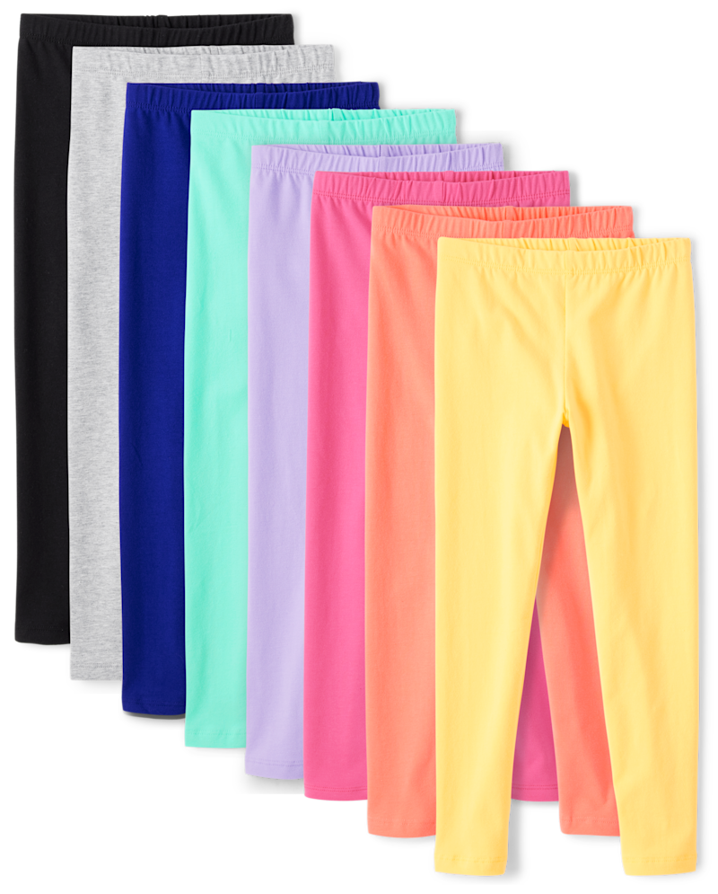 Girls Leggings 8-Pack - multi