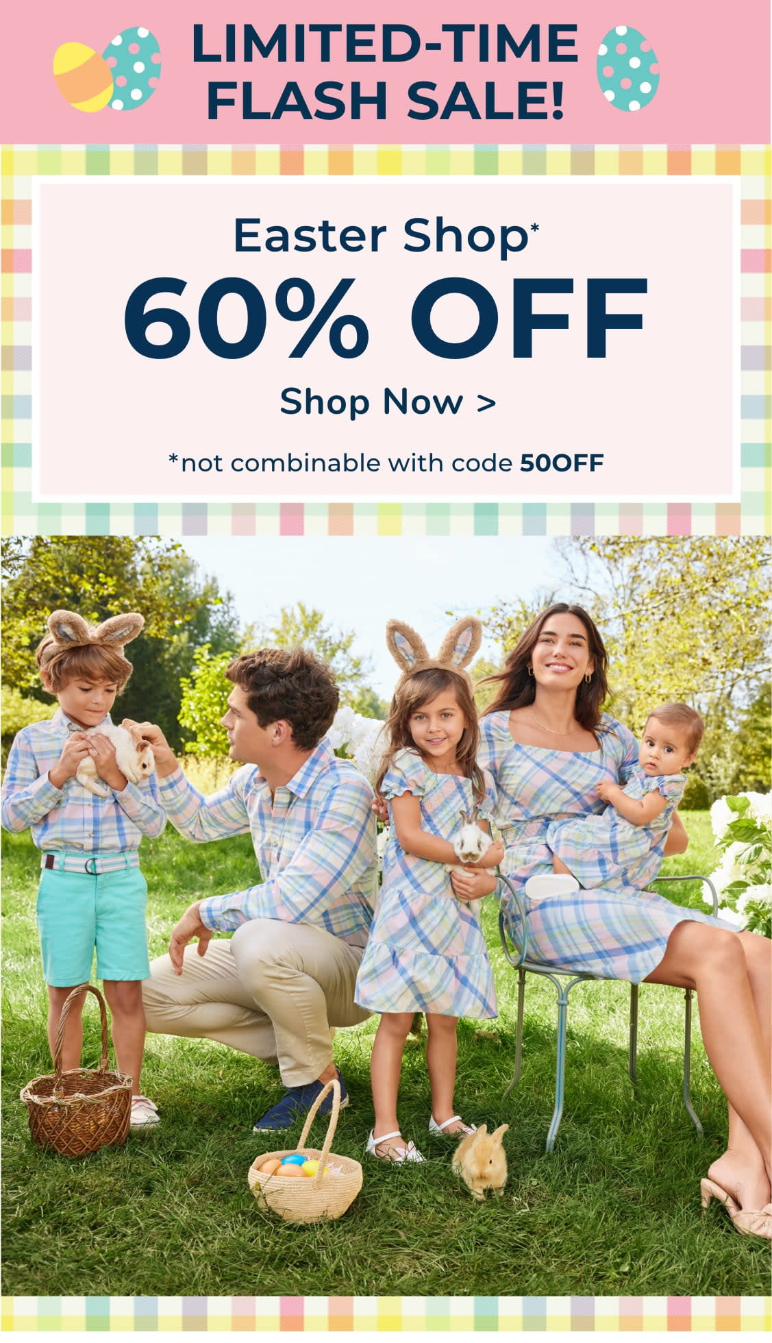 LIMITED-TIME FLASH SALE! Easter Shop 60% OFF *not combinable with code 50OFF