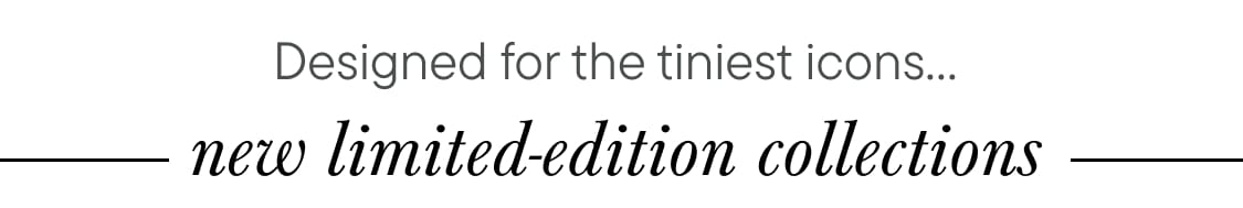 The image displays the text "ed for the tiniest" in a stylized font, with the word "ed" appearing to be faded or distorted, and the phrase "ted-edition c" below it in a different font.