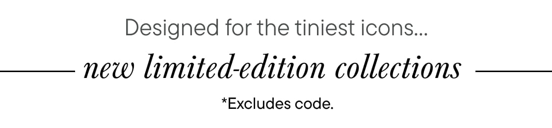 The image displays the text "ed for the tiniest" in a stylized font, with the word "ed" appearing to be faded or distorted, and the phrase "ted-edition c" below it in a different font.