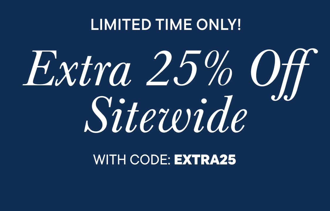 The image displays the text "25% Off St" against a deep blue background.