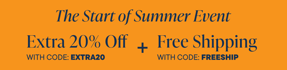 The image displays the text "Event Extra 20" in large letters against an orange background, with the text "WITH CODE: EXTRA" below it.