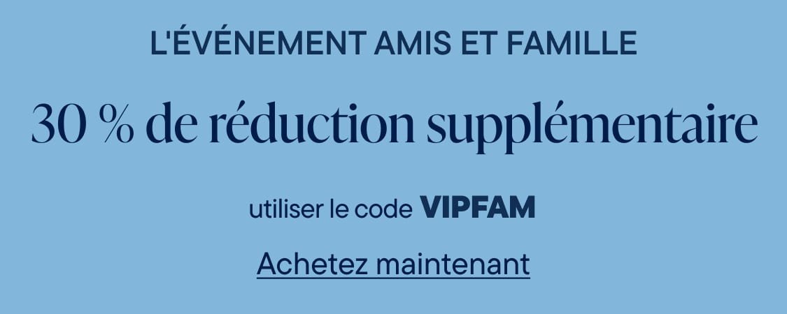 L'image affiche le texte « Xtra 30% » sur un fond bleu clair.