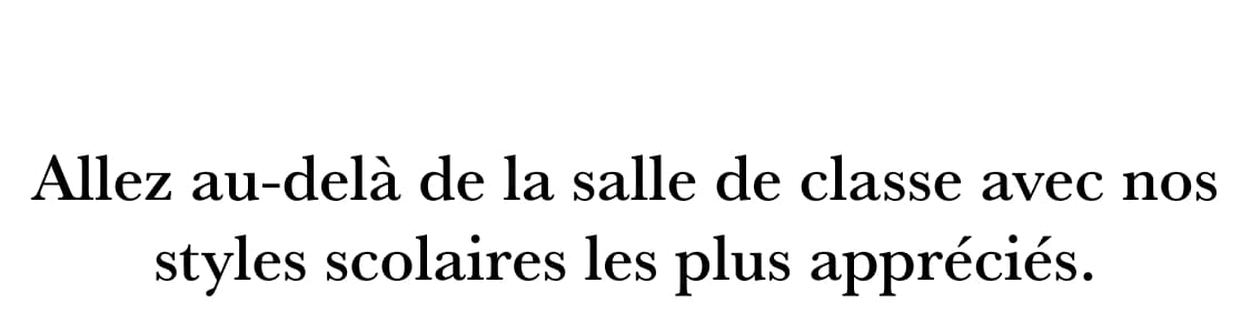 Sortez des sentiers battus de la salle de classe avec nos modèles scolaires les plus appréciés.
