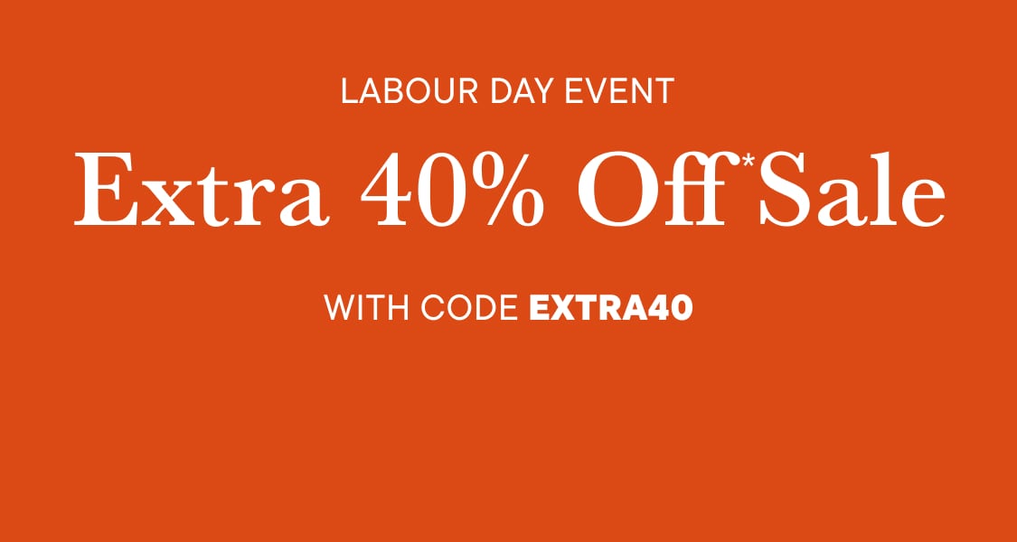 Extra 40% Off All Sale Styles with code EXTRA40