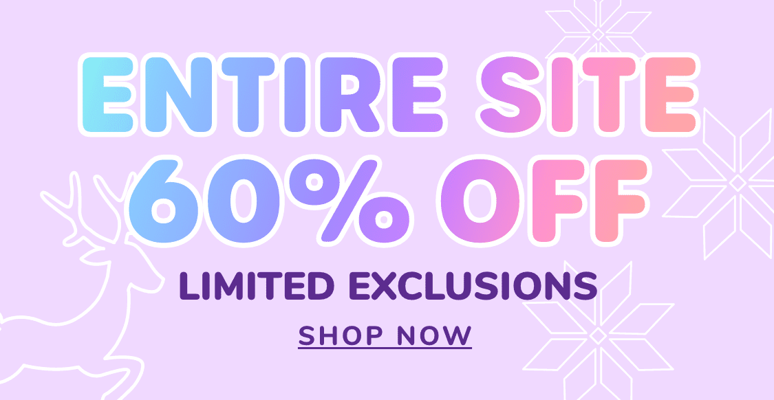 Entire Site 60 % OFF | LIMITED EXCLUSIONS