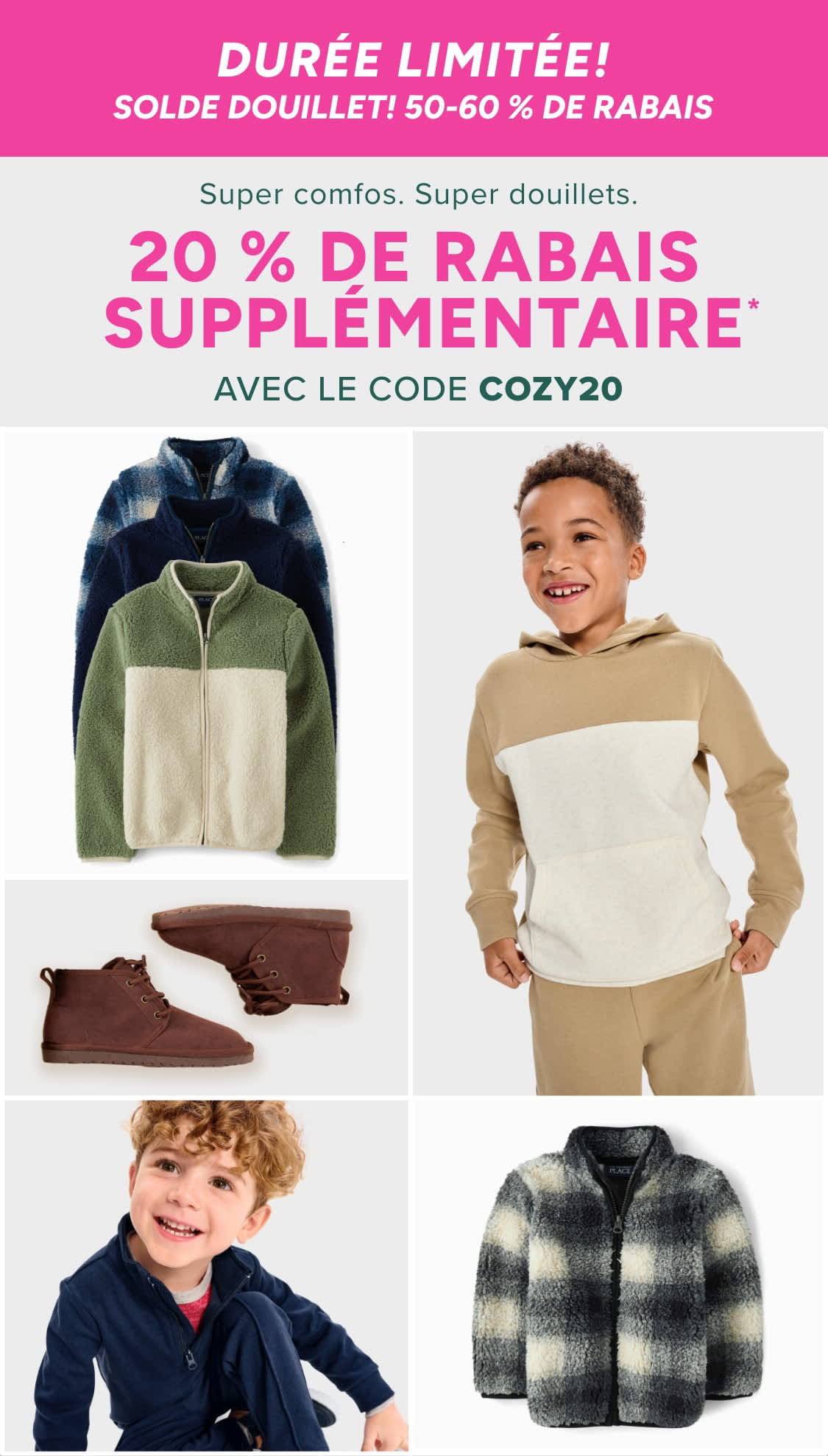 Vetements Enfants Bebe tout petit The Children s Place Canada