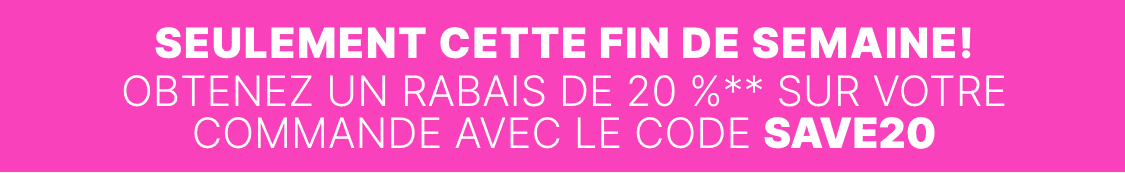 L'image affiche le mot « OFFF » en grand texte blanc sur un fond rose vif.