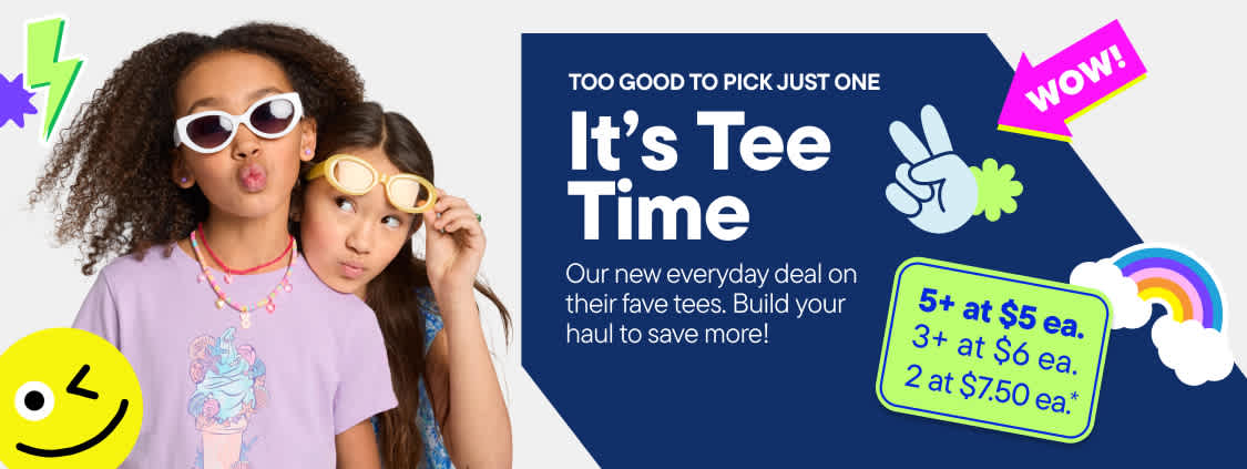 The image features a colorful advertisement for a "Tee Time" deal, with a vibrant background and various graphics and text highlighting the promotional offer.