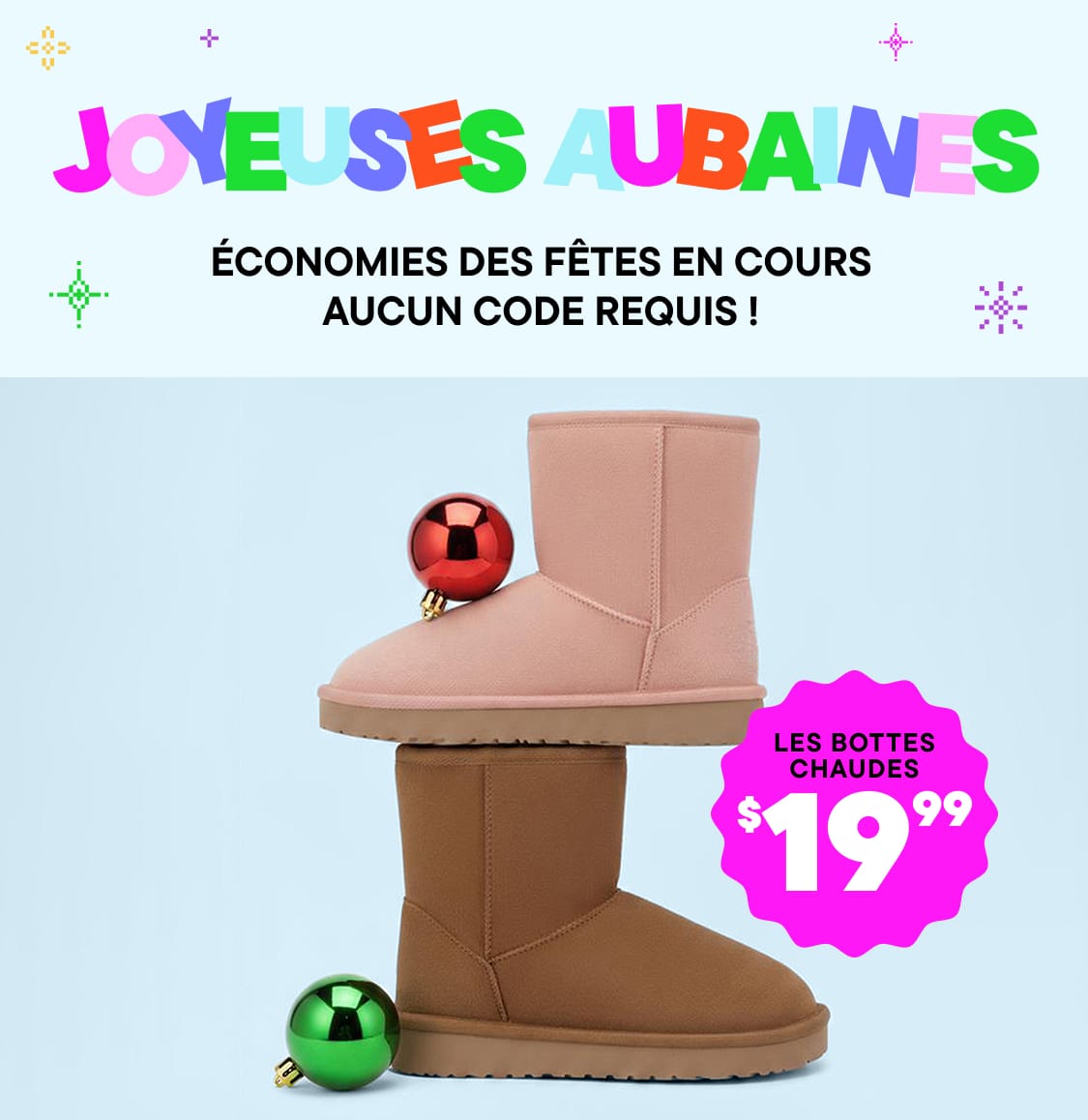 Un texte coloré affichant « OFFRES ! » sur un fond bleu clair, entouré de diverses formes et motifs géométriques, indique un message promotionnel ou lié aux ventes sans nécessiter de code.