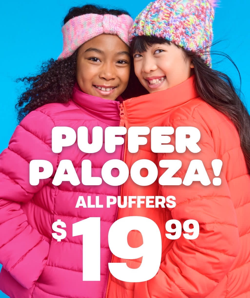 Puffer Palooza! Our Top rated jacket, back by popular demand! Now Only $19.99