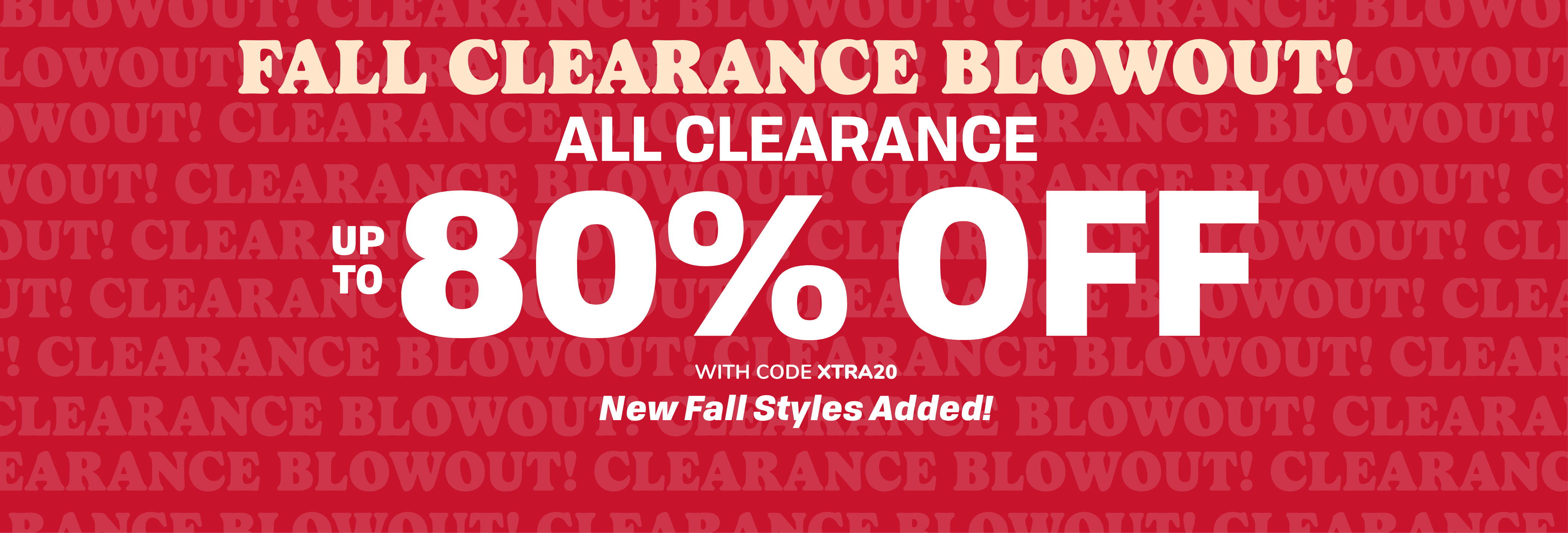 All Clearance 70-80% Off